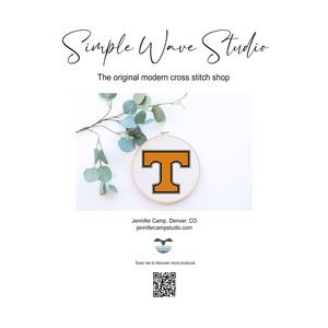 Tennessee Football Counted Cross Stitch‎ Pattern Kit